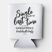 Minimale vrijgezellenpartij blikjeskoeler (Voorkant)