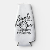 Minimale vrijgezellenpartij flesjeskoeler (Voorkant)