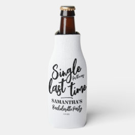 Minimale vrijgezellenpartij flesjeskoeler