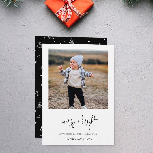 Minimale vrolijke feestdagen feestdagenkaart