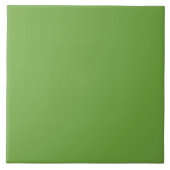Minimale vrolijke groene kleur met zachte kleur #7 tegeltje (Voorkant)