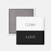 Minimale vuilnisbak magneet (Voorkant / Achterkant)