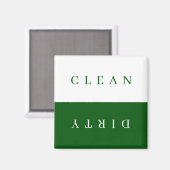 Minimale vuilnisbak Magnet (Voorkant / Achterkant)