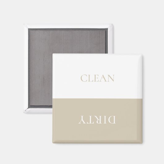 Minimale vuilnisbak Magnet (Voorkant / Achterkant)