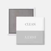 Minimale vuilnisbak Magnet (Voorkant / Achterkant)