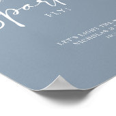 Minimale vuilstaartwuwboekje met een klein mosterd poster (Hoek)