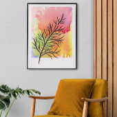 Minimale wandkunst voor elke ruimte canvas afdruk