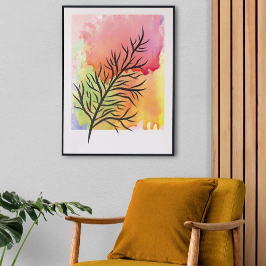 Minimale wandkunst voor elke ruimte canvas afdruk