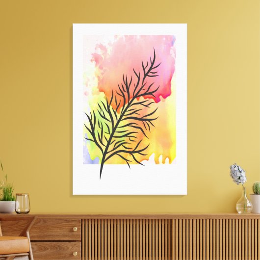 Minimale wandkunst voor elke ruimte canvas afdruk (Insitu (Woonkamer))