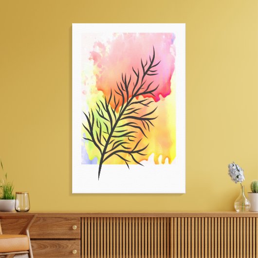 Minimale wandkunst voor elke ruimte canvas afdruk (Insitu (Woonkamer))