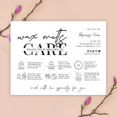 Minimale washandleiding Hartelijk dank Bedankkaart