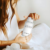 Minimale waslabel voor het lichaam voedselcontainer etiket