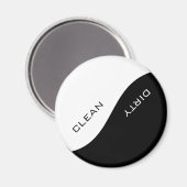 Minimale wasmachine voor witte kleuren Magnet (Voorkant / Achterkant)