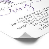 Minimale wasserij-Vrijgezellenfeest Poster (Hoek)