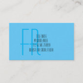 Minimale waterdruppel splash Visitekaartje – moder (Voorkant)