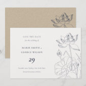 Minimale waterkalische ketting voor het opslaan va bedankkaart (Voorkant / Achterkant)