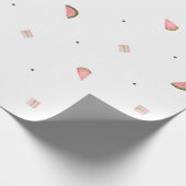 Minimale watermeloenen zonder naadloos patroonpatr cadeaupapier (Hoek)