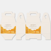 Minimale Waterverf Boho Desert Cactus Baby shower Bedankdoosjes (Ongevouwen)