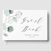 Minimale Waterverf Eucalyptus Leaves Wedding