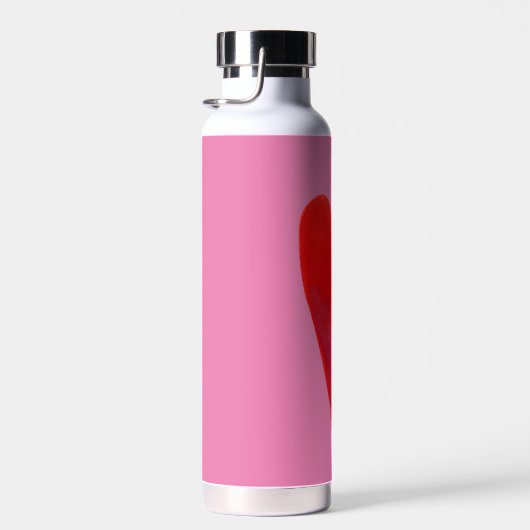 Minimale waterverf hart waterfles (Rechts)