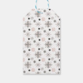 Minimale Waterverf Labels met prettige kerstcadeau Cadeaulabel (Achterkant)