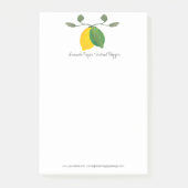 Minimale Waterverf Limoen en Lemon Limoncillo Post-it® Notes (Voorkant)