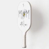 Minimale Waterverf Madelief Moeder Moederdag genoe Pickleball Paddle (Links)