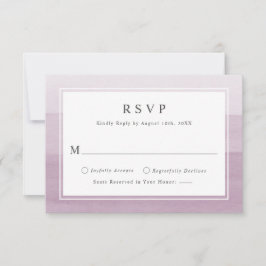Minimale Waterverf Ombre Wedding RSVP Kaartje