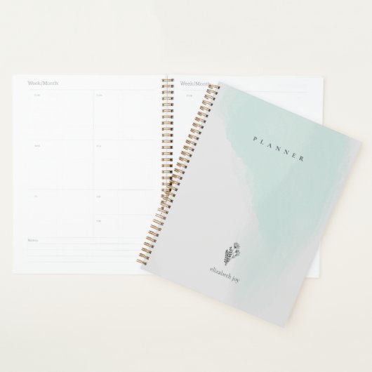 Minimale Waterverf  platenfabriek Planner (Display)