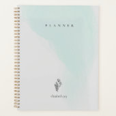 Minimale Waterverf  platenfabriek Planner (Voorkant)
