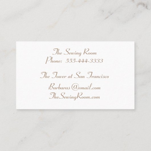 Minimale Waterverf-pool van lintzagen Visitekaartje (Achterkant)