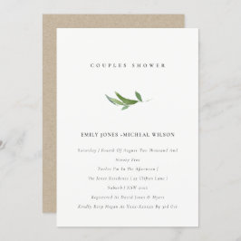 Minimale Waterverf van bladolie — Koelschoenen Kaart