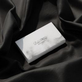 Minimale waterverf visitekaartje