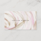 Minimale waterverf visitekaartje (Voorkant)