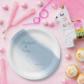 Minimale Waterverf voor kalligrafie Papieren Bordje (Feest)