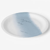 Minimale Waterverf voor kalligrafie Papieren Bordje (Gekanteld)