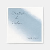 Minimale Waterverf voor kalligrafie Servet (Voorkant)