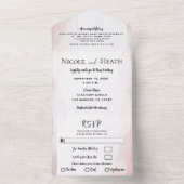 Minimale Waterverf voor  overgewicht All In One Uitnodiging (Binnen)