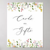 Minimale waterverf voor wilde bloemen poster (Voorkant)