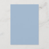Minimale Wedkaarten met Schelpdetails Informatiekaartje (Achterkant)
