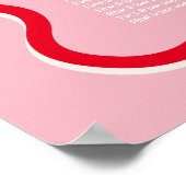 Minimale weduwenkaart poster (Hoek)