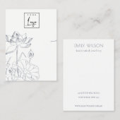 Minimale weergave van het Ketting met watervrij st Visitekaartje (Voorkant / Achterkant)