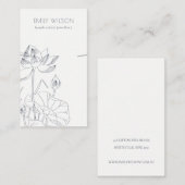 Minimale weergave van het Ketting met watervrij st Visitekaartje (Voorkant / Achterkant)