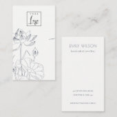 Minimale weergave van het Ketting met watervrij st Visitekaartje (Voorkant / Achterkant)