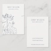 Minimale weergave van het Ketting met watervrij st Visitekaartje (Voorkant / Achterkant)