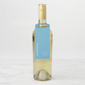 Minimale Welkom Fles Hanger Tag (Op fles)