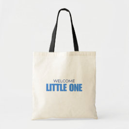 Minimale Welkom Kleine Eén Baby Jongen Boodschappe Tote Bag