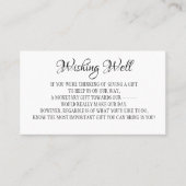 Minimale wens voor huwelijksuitnodiging visitekaartje (Voorkant)