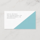 Minimale Wereldkaart U PICK ALLE KLEUREN Visitekaartje (Achterkant)