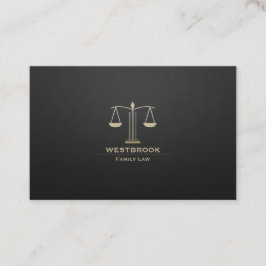 Minimale wet visitekaartje zwart en goud